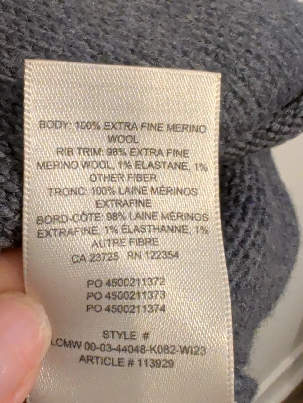 ARITZIA BABATON roll neck merino wool sweater - size medium - Picture 3 of 8